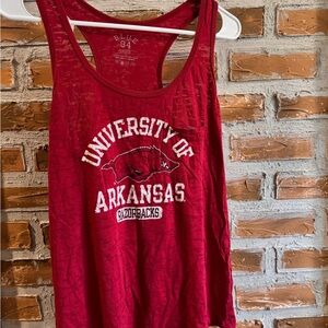 Blue 84 Red Marbled Tank Top